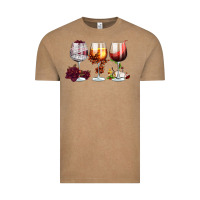 Vintage Coffee hallothanksmas halloween thanksgiving  christmas wine Vintage Tee - FaDigitalArtStudio