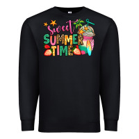Black sweet summer time iced coffee Premium Sweatshirt - Jasminsmagicworld