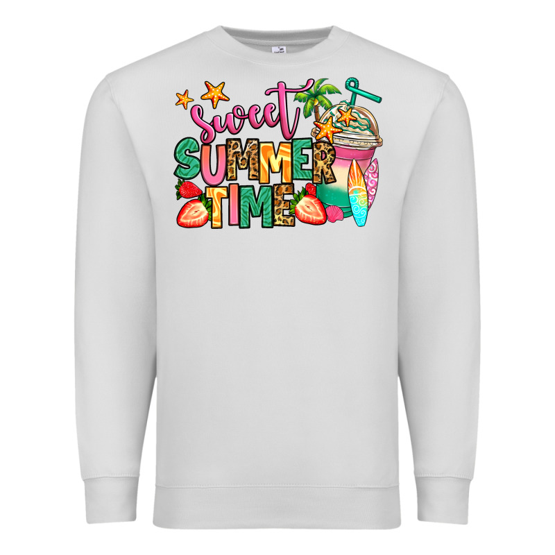 Sweet Summer Time Iced Coffee Premium Sweatshirt by Jasminsmagicworld | Teevron