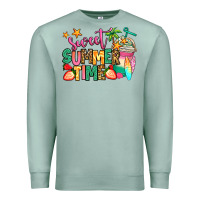 Seafoam sweet summer time iced coffee Premium Sweatshirt - Jasminsmagicworld