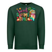 Sports Green sweet summer time iced coffee Premium Sweatshirt - Jasminsmagicworld