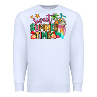 White sweet summer time iced coffee Premium Sweatshirt - Jasminsmagicworld
