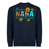 Navy being nana makes my life complete Heavyweight Sweatshirt - RanaPortraitStore