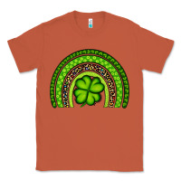 Copper St. Patrick's Day Shamrock Rainbow Classic Tee - Artiststas