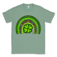Sage St. Patrick's Day Shamrock Rainbow Classic Tee - Artiststas