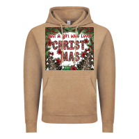 Vintage Coffee just a girl who loves christmas Vintage Hoodie - CowhideDigitalArt