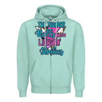 Seafoam The Thunder Rolls And The Lıghtnıng Strikes Zipper Hoodie - JahusDesignShop