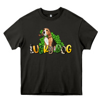 Asphalt lucky dog St. Patrick's Heavy Core Tee - HowdyJamesFarm