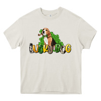 Cream lucky dog St. Patrick's Heavy Core Tee - HowdyJamesFarm