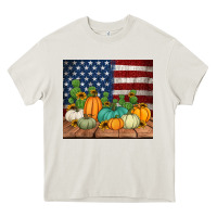 Cream fall themed american tumbler Heavy Core Tee - Jasminsmagicworld