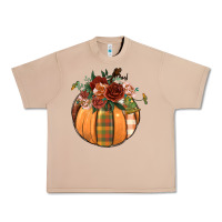 Burro floral pumpkin Urban Heavy Tee - BundleAndBundleShop