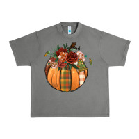 Tornado floral pumpkin Urban Heavy Tee - BundleAndBundleShop