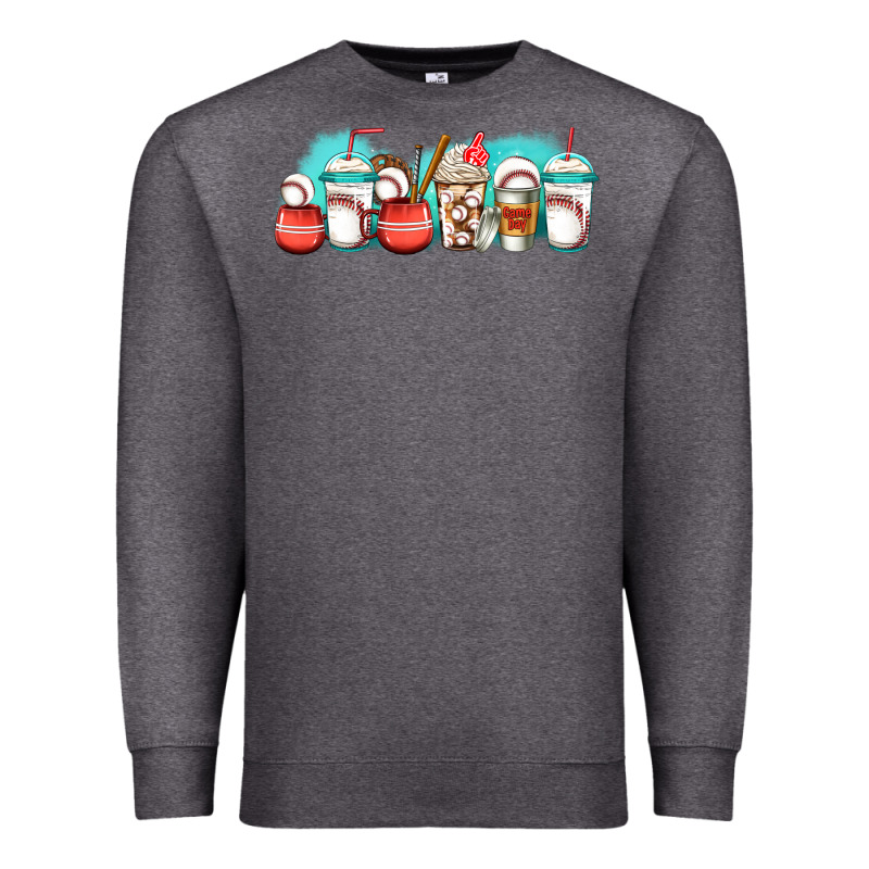 Baseball Coffee Cups Libbey Glass Premium Sweatshirt by Jasminsmagicworld | Teevron