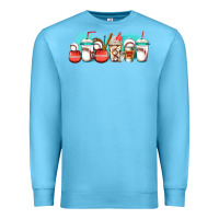 Ocean Blue baseball coffee cups libbey glass Premium Sweatshirt - Jasminsmagicworld