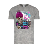 Cloud Rock skeleton baby it's cold outside Vintage Tee - FaDigitalArtStudio