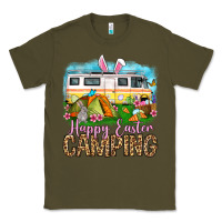 Army Green Happy Easter camping Classic Tee - OliviaCreatesArt