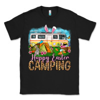 Black Happy Easter camping Classic Tee - OliviaCreatesArt