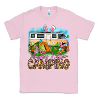 Bubblegum Pink Happy Easter camping Classic Tee - OliviaCreatesArt