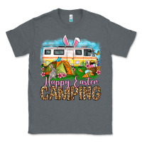 Charcoal Heather Happy Easter camping Classic Tee - OliviaCreatesArt