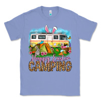 Colony Blue Happy Easter camping Classic Tee - OliviaCreatesArt