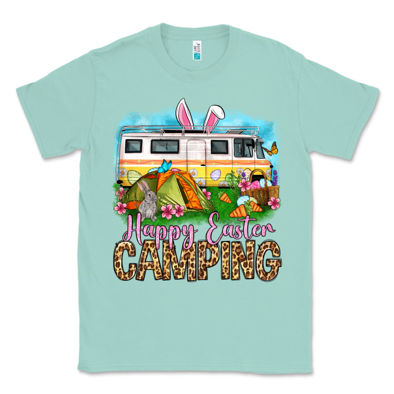 Happy Easter Camping Classic Tee by OliviaCreatesArt | Teevron