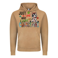 Vintage Camel just a girl who loves christmas Vintage Hoodie - CowhideDigitalArt