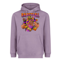 Lavender Basketball life afro girl sneakers Heavyweight Hoodie - RanaPortraitStore