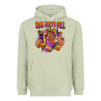 Basketball Life Afro Girl Sneakers Heavyweight Hoodie | Teevron