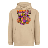 Mushroom Basketball life afro girl sneakers Heavyweight Hoodie - RanaPortraitStore