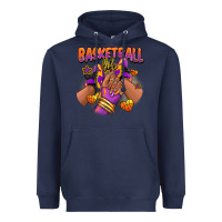 Navy Basketball life afro girl sneakers Heavyweight Hoodie - RanaPortraitStore