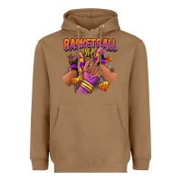 Toasted Coconut Basketball life afro girl sneakers Heavyweight Hoodie - RanaPortraitStore