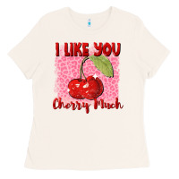 Bone i like you cherry much Ladies Tee - FaDigitalArtStudio