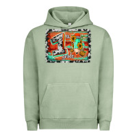 Pigment Oil Green western back to school 1st grade Urban Hoodie - Jasminsmagicworld