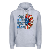 Heather Grey patriotic sunflower no background Premium Hoodie - Jasminsmagicworld