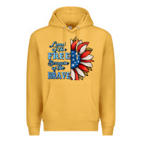 Mustard patriotic sunflower no background Premium Hoodie - Jasminsmagicworld