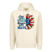 Tofu patriotic sunflower no background Premium Hoodie - Jasminsmagicworld