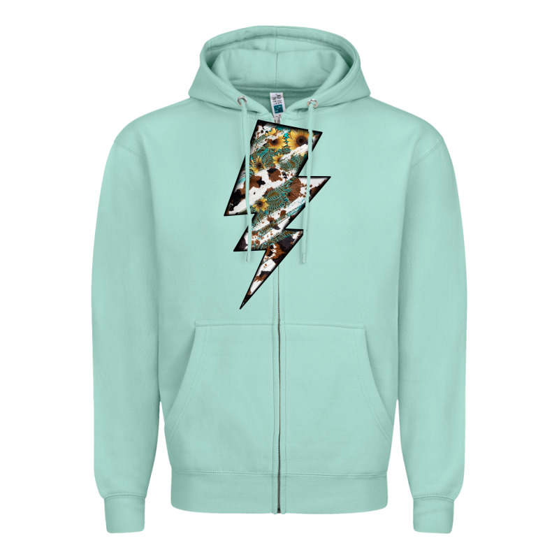 Lightning Bolt Zipper Hoodie by JahusDesignShop | Teevron