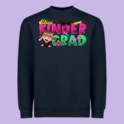 Miss Kinder Grad Heavyweight Sweatshirt Designed By Ranaportraitstore