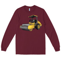 Burgundy Drum Roller Long Sleeve Tee - LillyAllenDesigns