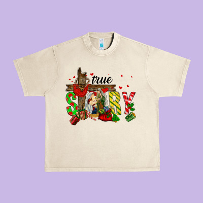 True Story Holy Family Urban Heavy Tee Designed By Fadigitalartstudio
