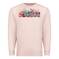 Pale Pink nurse fuel coffee cup Premium Sweatshirt - Jasminsmagicworld