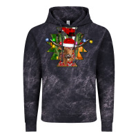 Cloud Black longhorn Aztec Christmas Vintage Hoodie - CowhideDigitalArt