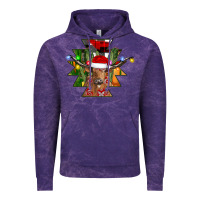 Cloud Purple longhorn Aztec Christmas Vintage Hoodie - CowhideDigitalArt