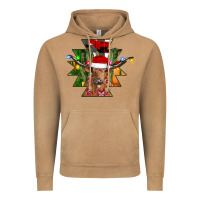 Vintage Camel longhorn Aztec Christmas Vintage Hoodie - CowhideDigitalArt