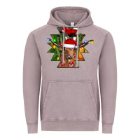 Vintage Zinc longhorn Aztec Christmas Vintage Hoodie - CowhideDigitalArt