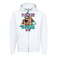 White Pour Some Sugar On Me Zipper Hoodie - JahusDesignShop