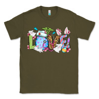 Army Green Love Nurse Easter Classic Tee - OliviaCreatesArt
