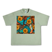 Oil Green western cowboy boot seamless pattern Urban Heavy Tee - BundleAndBundleShop