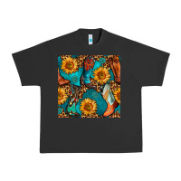 Pigment Black western cowboy boot seamless pattern Urban Heavy Tee - BundleAndBundleShop