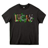 Asphalt Lucky horseshoe St. Patrick's Day Heavy Core Tee - CowGirlArtShop